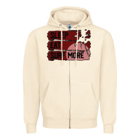 Sandshell surf, sleep, eat Zipper Hoodie - Bettercallsaul