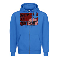 True Royal surf, sleep, eat Zipper Hoodie - Bettercallsaul