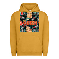 Pigment Peanut Butter nail queen hand and polish with lights and leopard seamless pattern bb Urban Hoodie - BundleAndBundleShop
