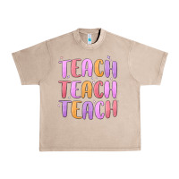 French Oak teach teach varsity Urban Heavy Tee - MaliasSmallBusiness