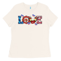 Bone firefighter love Ladies Tee - HRA Design Shop