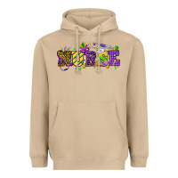 Mardi Gras Day Nurse Heavyweight Hoodie | Teevron
