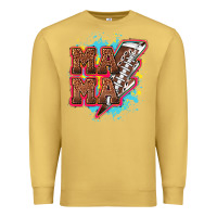 Antique Gold Mama Football lightning bolt Premium Sweatshirt - HowdyJamesFarm