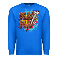 True Royal Mama Football lightning bolt Premium Sweatshirt - HowdyJamesFarm