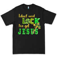 Black i dont need luck i have got jesus Premium Tee - AdoDesignShop
