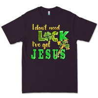 Plum i dont need luck i have got jesus Premium Tee - AdoDesignShop