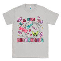 Moon Dust you give me butterflies Classic Tee - MaliasSmallBusiness