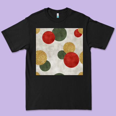 Christmas Points Seamless Pattern Premium Tee Designed By Bundleandbundleshop