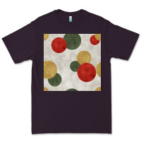 Plum christmas points seamless pattern Premium Tee - BundleAndBundleShop