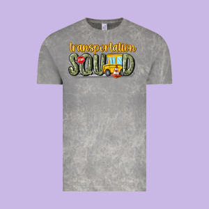 Transportation Squad Vintage Tee Designed By Maliassmallbusiness