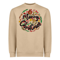 Mushroom merry christmas Heavyweight Sweatshirt - MaliasSmallBusiness