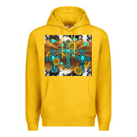 Lemon western crosses and sunflowers Premium Hoodie - TumblerDesignByShophia