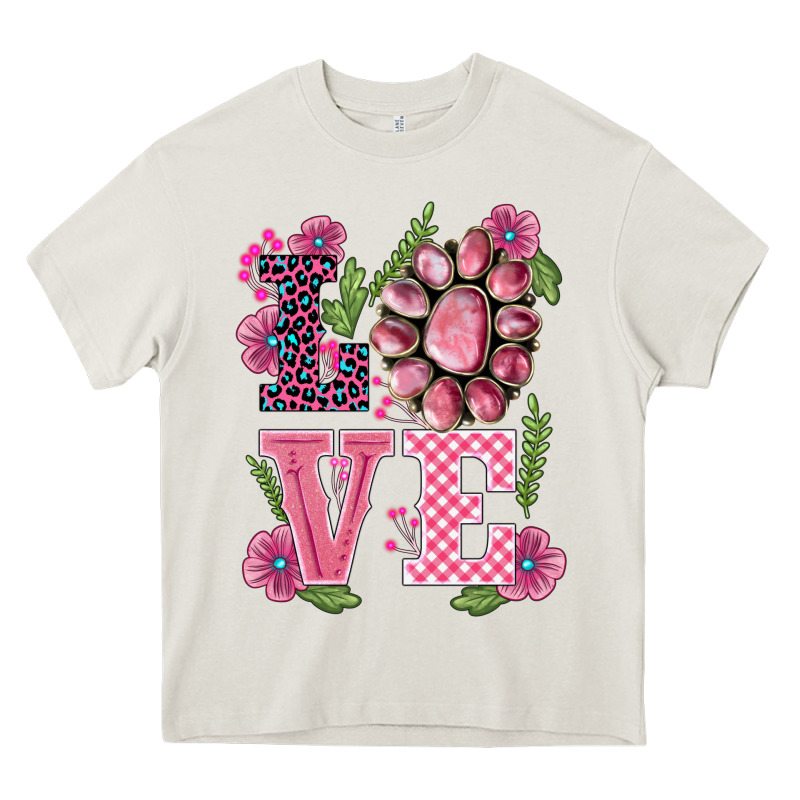 Walentine's Day Love Gemstones Heavy Core Tee by BarkalooDesign | Teevron