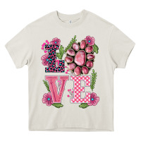 Cream walentine's day love gemstones Heavy Core Tee - BarkalooDesign