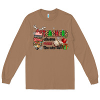 Toasted Coconut teachers always make the nice list Long Sleeve Tee - MaliasSmallBusiness