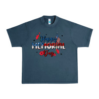 Midnight Navy happy memorial day Urban Heavy Tee - MaliasSmallBusiness