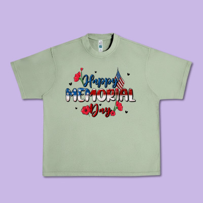 Happy Memorial Day Urban Heavy Tee Designed By Maliassmallbusiness