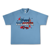 Pebble Blue happy memorial day Urban Heavy Tee - MaliasSmallBusiness