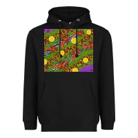 Black Mardi Gras Crabs and lemons tumbler Heavyweight Hoodie - HowdyJamesFarm
