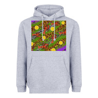 Heather Grey Mardi Gras Crabs and lemons tumbler Heavyweight Hoodie - HowdyJamesFarm