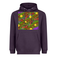 Plum Mardi Gras Crabs and lemons tumbler Heavyweight Hoodie - HowdyJamesFarm