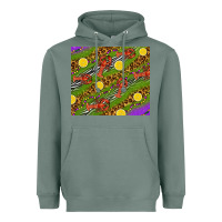 Sage Mardi Gras Crabs and lemons tumbler Heavyweight Hoodie - HowdyJamesFarm
