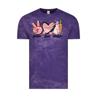 Cloud Purple peace love easter Vintage Tee - MaliasSmallBusiness