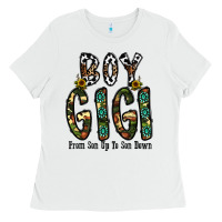 White boy gigi from son up to son down Ladies Tee - CowhideDigitalArt