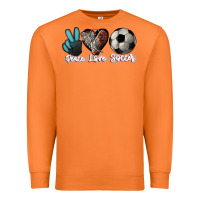 Carrot Peace love Soccer Premium Sweatshirt - HowdyJamesFarm