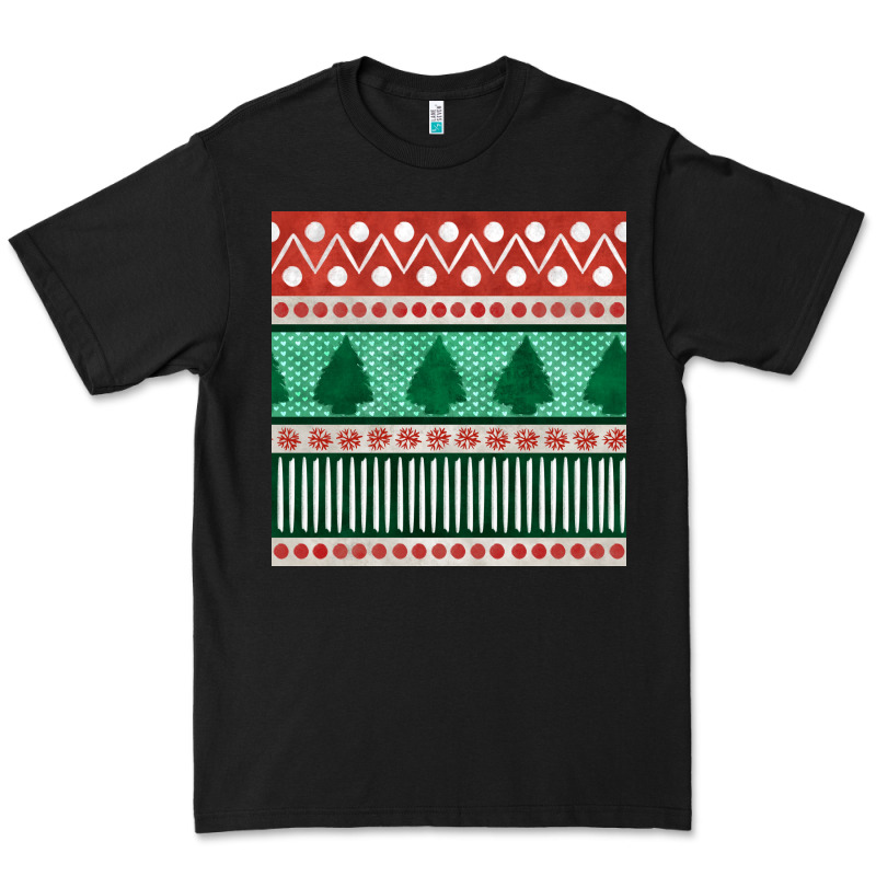Christmas Trees Hand Drawn Seamless Pattern Premium Tee by BundleAndBundleShop | Teevron