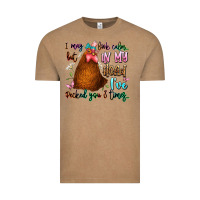 Vintage Coffee i may look calm but in my head ive pecked you 3 ti Vintage Tee - JahusDesignShop