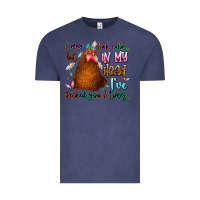 Vintage Denim i may look calm but in my head ive pecked you 3 ti Vintage Tee - JahusDesignShop
