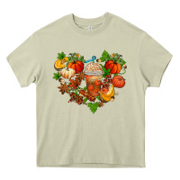 Mossy fall pumpkin heart Heavy Core Tee - AdoDesignShop