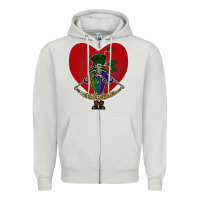 Dove Grey St Patricks Zipper Hoodie - Bettercallsaul