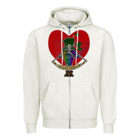 Oatmeal Heather St Patricks Zipper Hoodie - Bettercallsaul
