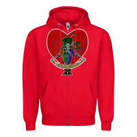 Red St Patricks Zipper Hoodie - Bettercallsaul
