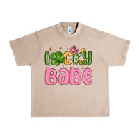 French Oak lucky babe st patrick s day Urban Heavy Tee - MaliasSmallBusiness