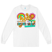 White hello second grade Long Sleeve Tee - NancyCooperArtShop
