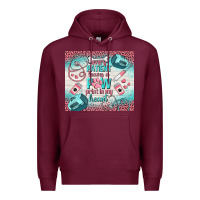 Burgundy every patient leaves a paw print in my heart Premium Hoodie - TumblerDesignByShophia