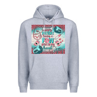Heather Grey every patient leaves a paw print in my heart Premium Hoodie - TumblerDesignByShophia