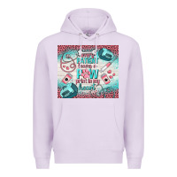 Lilac every patient leaves a paw print in my heart Premium Hoodie - TumblerDesignByShophia