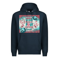 Navy every patient leaves a paw print in my heart Premium Hoodie - TumblerDesignByShophia