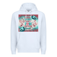 White every patient leaves a paw print in my heart Premium Hoodie - TumblerDesignByShophia