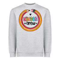 Heather Grey kinder crew Heavyweight Sweatshirt - MaliasSmallBusiness