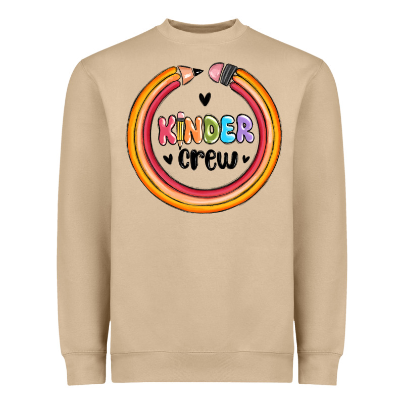 Kinder Crew Heavyweight Sweatshirt by MaliasSmallBusiness | Teevron
