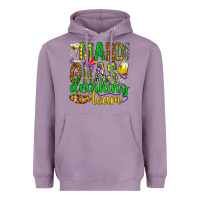 Lavender Mardi Gras drinking team Heavyweight Hoodie - HowdyJamesFarm
