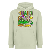 Matcha Mardi Gras drinking team Heavyweight Hoodie - HowdyJamesFarm