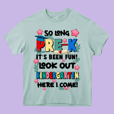 So Long Pre K Heavy Core Tee Designed By Jahusdesignshop