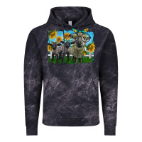 Cloud Black cute hempshire sheep family Vintage Hoodie - LillyAllenDesigns