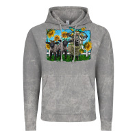 Cloud Rock cute hempshire sheep family Vintage Hoodie - LillyAllenDesigns